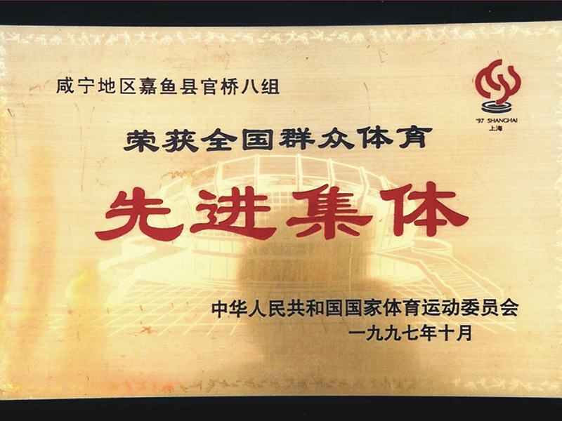  全國(guó)體育先進(jìn)單位